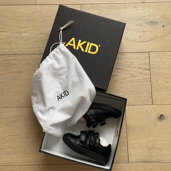 AXEL boy shoes black 5C - Picture 1 of 9